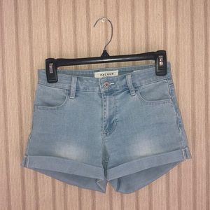 Light wash PacSun jean shorts